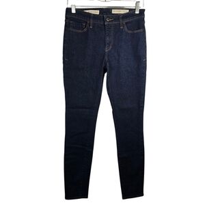 NWOT Pilcro And The Letterpress Mid-Rise 5 Pocket DarkWash Skinny Jeans Size 27